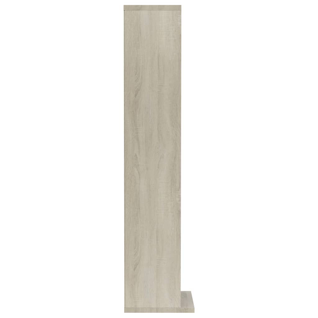 vidaXL Έπιπλο για CD Sonoma Δρυς 21 x 20 x 88 εκ. Επεξεργασμένο Ξύλο
