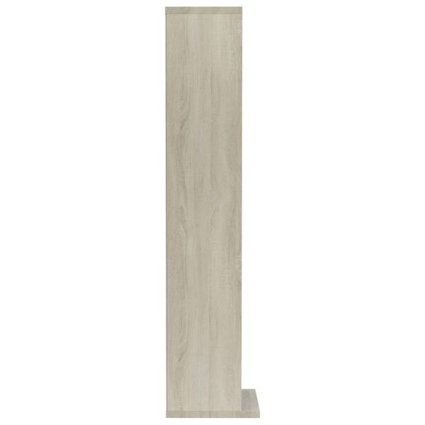 vidaXL Έπιπλο για CD Sonoma Δρυς 21 x 20 x 88 εκ. Επεξεργασμένο Ξύλο