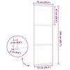 vidaXL Συρόμενη Πόρτα Μαύρο 76 x 205 cm Σκληρυμένο γυαλί και Αλουμίνιο