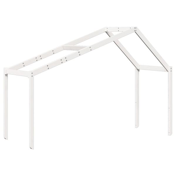 vidaXL Οροφή Κρεβατιού Παιδική Λευκό 213x95,5x144,5εκ. Ξύλο Πεύκου