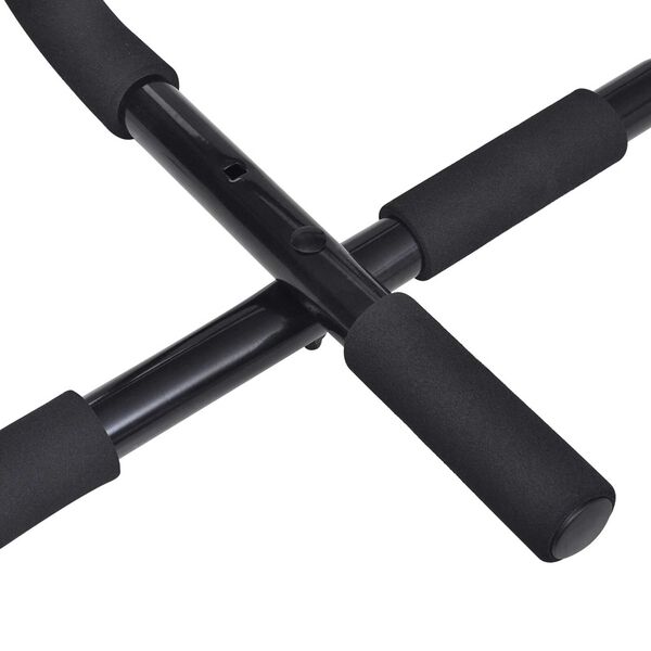 vidaXL Μπάρα Έλξης Μαύρο 92 x 39 x 21.5 εκ Ατσάλι
