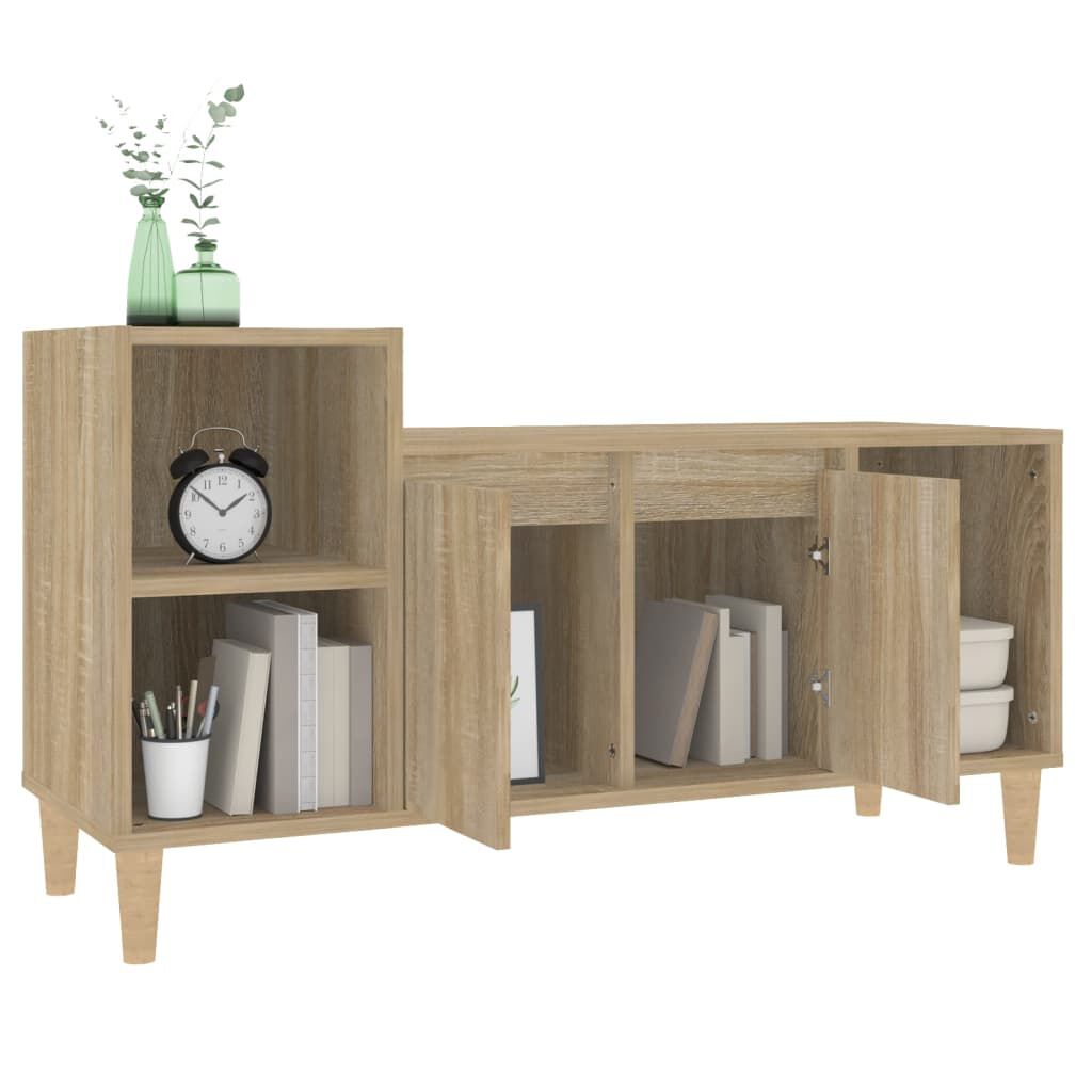vidaXL Έπιπλο Τηλεόρασης Sonoma Δρυς 100x35x55 εκ. Επεξ. Ξύλο