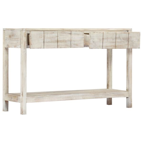 vidaXL Τραπέζι Κονσόλα 120 x 35 x 75 εκ. από Μασίφ Ξύλο Μάνγκο