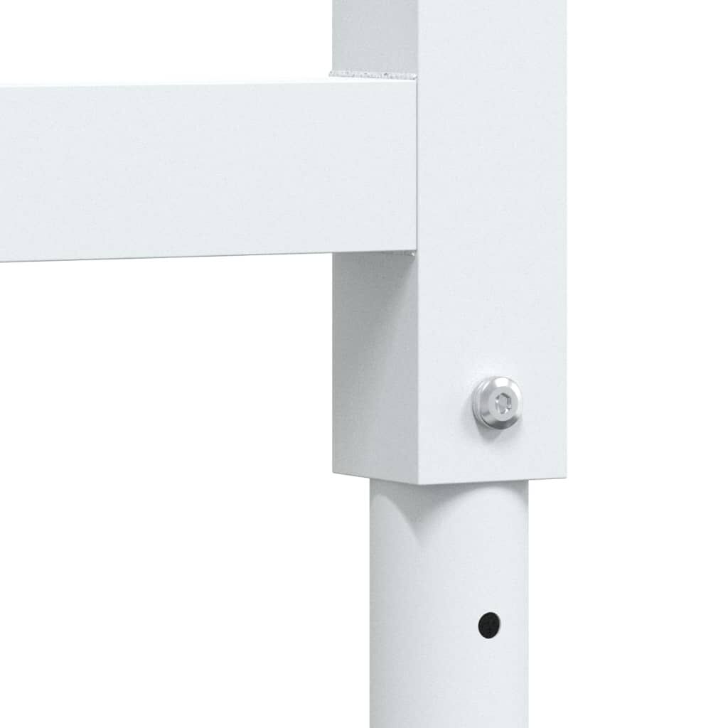 vidaXL Πάγκος Εργασίας Ορθογώνιος 100x60x(73-99,5) εκ Μασίφ Ξύλο Οξιάς
