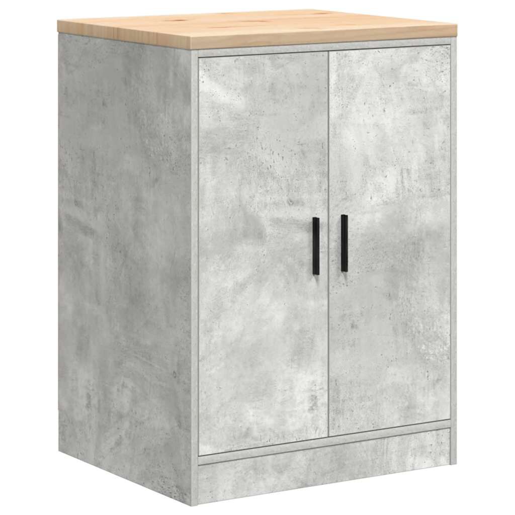 vidaXL ντουλάπι αποθήκευσης γκαράζ 60x51x85 εκ μασίφ ξύλο πεύκο