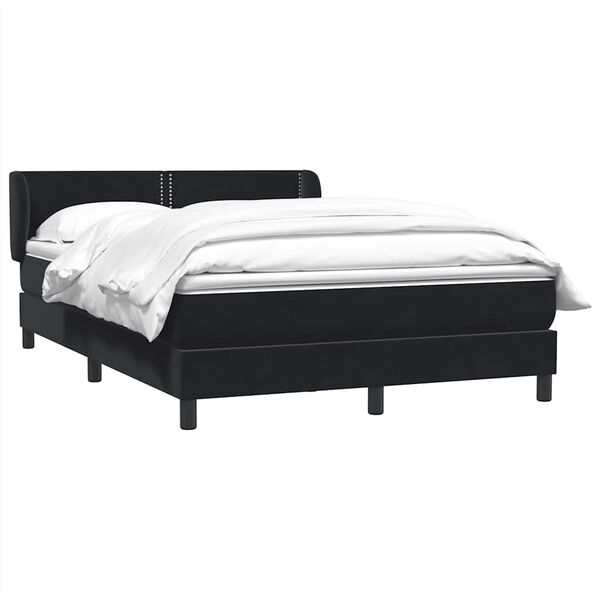 vidaXL &Kappa;&rho;&epsilon;&beta;ά&tau;&iota; Boxspring &mu;&epsilon; &Sigma;&tau;&rho;ώ&mu;&alpha; &Mu;&alpha;ύ&rho;&omicron; 160x210 &epsilon;&kappa;. &Beta;&epsilon;&lambda;&omicron;ύ&delta;&iota;&nu;&omicron;