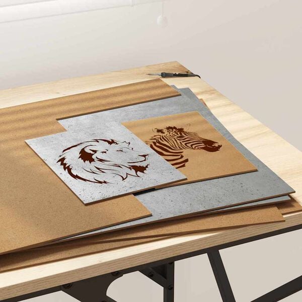 vidaXL Διακοσμητικά Πάνελ 12 pcs Γκρι σκυροδέματος 40 x 60 x 0.3 εκ.