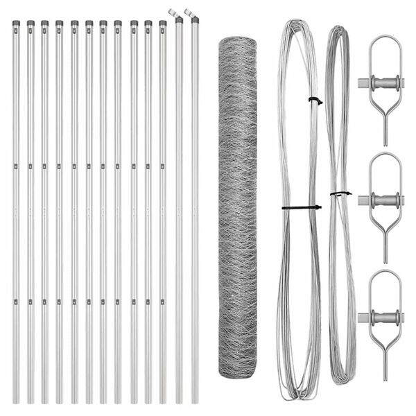 vidaXL &Sigma;&tau;ύ&lambda;&omicron;&sigmaf; &Pi;&epsilon;&rho;&iota;&phi;&rho;ά&xi;&epsilon;&omega;&nu; &Alpha;&sigma;&eta;&mu;ί 25 x 1 &mu; (36 mm &pi;&lambda;έ&gamma;&mu;&alpha;) &Alpha;&tau;&sigma;ά&lambda;&iota;