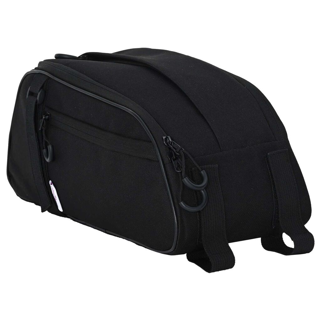 vidaXL Τσάντα Ποδηλάτου για Ράγα Pannier 8 L Μαύρη 38x16x16 εκ.