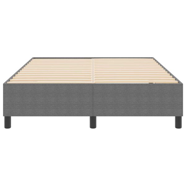 vidaXL Κρεβάτι με ελατήρια Ανοιχτό γκρι 140 x 190 cm Βελούδο