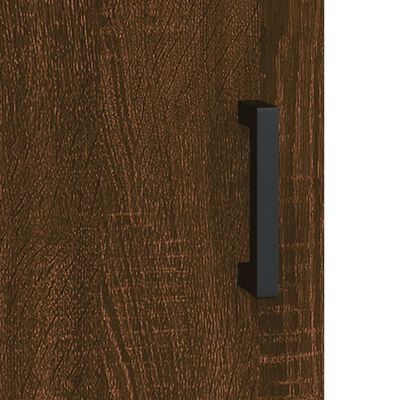 vidaXL Ντουλάπι Καφέ Δρυς 34,5 x 34 x 180 εκ. από Επεξεργασμένο Ξύλο