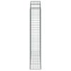 vidaXL Συρματοκιβώτια Τοξωτά 4 τεμ. 200x50x220/240 εκ. Γαλβαν. Ατσάλι