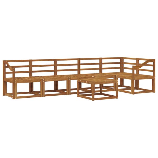 vidaXL &Sigma;&epsilon;&iota;&rho;ά &Kappa;&alpha;&nu;&alpha;&pi;έ &Epsilon;&xi;&omega;&tau;&epsilon;&rho;&iota;&kappa;&omicron;ύ 7 pcs &Phi;&upsilon;&sigma;&iota;&kappa;ό &Sigma;&tau;&epsilon;&rho;&epsilon;ό &Xi;ύ&lambda;&omicron; &Alpha;&kappa;&alpha;&kappa;ί&alpha;&sigmaf;