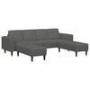 vidaXL &Kappa;&alpha;&nu;&alpha;&pi;έ&sigmaf; &Sigma;&kappa;&omicron;ύ&rho;&omicron; &Gamma;&kappa;&rho;&iota; 250 x 188 x 76 &epsilon;&kappa;. &Upsilon;&phi;&alpha;&sigma;&mu;ά&tau;&iota;&nu;&omicron; &Kappa;&omicron;&rho;&nu;&tau;&omicron;&upsilon;&rho;ά
