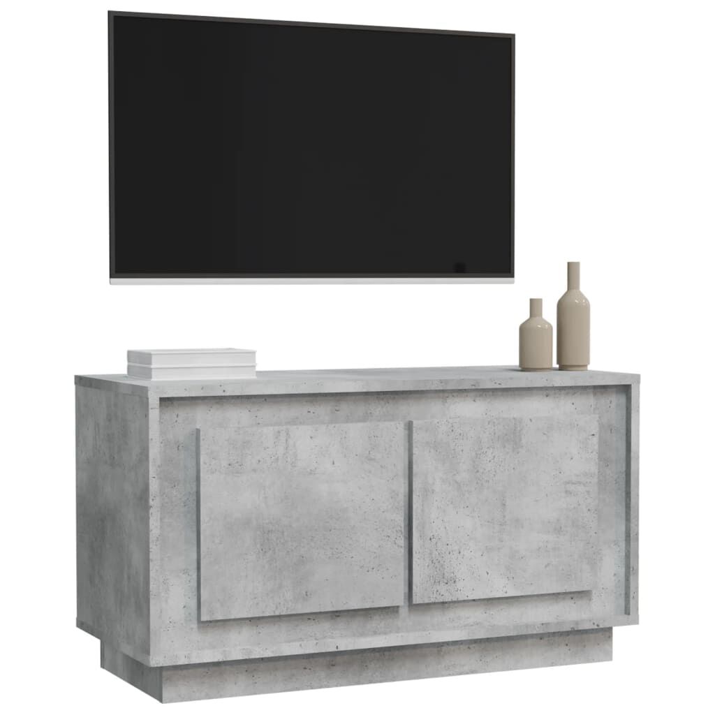 vidaXL Έπιπλο Τηλεόρασης Γκρι Σκυρ. 80x35x45 εκ. Επεξ. Ξύλο