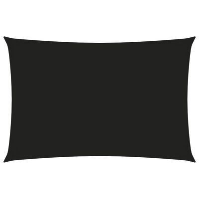 vidaXL Πανί Σκίασης Ορθογώνιο Μαύρο 2,5 x 4,5 μ. από Ύφασμα Oxford