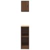 vidaXL ντουλάπια γκαράζ 2 τεμ. Καφέ Δρυς από Επεξεργασμένο Ξύλο