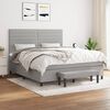 vidaXL &Kappa;&rho;&epsilon;&beta;ά&tau;&iota; Boxspring &mu;&epsilon; &Sigma;&tau;&rho;ώ&mu;&alpha; &Alpha;&nu;. &Pi;&rho;ά&sigma;&iota;&nu;&omicron; 160x200&epsilon;&kappa; &Upsilon;&phi;&alpha;&sigma;&mu;ά&tau;&iota;&nu;&omicron;