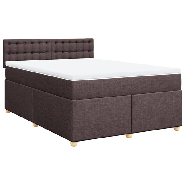 vidaXL &Kappa;&rho;&epsilon;&beta;ά&tau;&iota; Boxspring &mu;&epsilon; &Sigma;&tau;&rho;ώ&mu;&alpha; &Sigma;&kappa;&omicron;ύ&rho;&omicron; &Kappa;&alpha;&phi;έ 140x190 &epsilon;&kappa;. &Upsilon;&phi;&alpha;&sigma;&mu;ά&tau;&iota;&nu;&omicron;