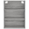 vidaXL Ντουλάπι Γκρι Sonoma 69,5 x 34 x 180 εκ. Επεξεργασμένο Ξύλο