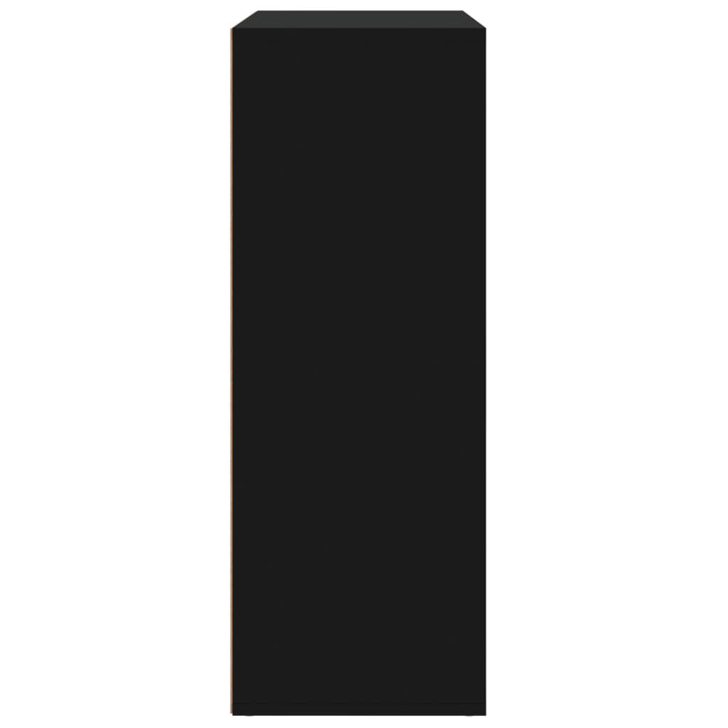 vidaXL Βοηθητικά Ντουλάπια 2 τεμ. Μαύρη 60 x 31 x 84 εκ. Επεξεργ. Ξύλο