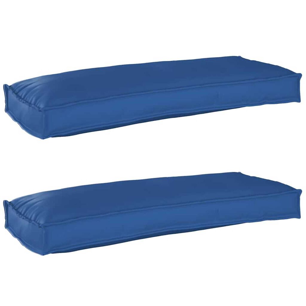 vidaXL Σετ Μαξιλαριών Πάγου 2 pcs Μπλε Ρουά 100 x 40 x 8 εκ