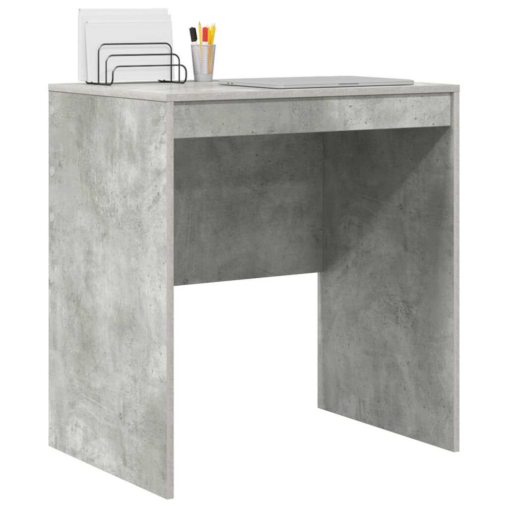 vidaXL Γραφείο Γραφής Γκρι τσιμέντου MDF 70 x 50 x 76 εκ. Απλό