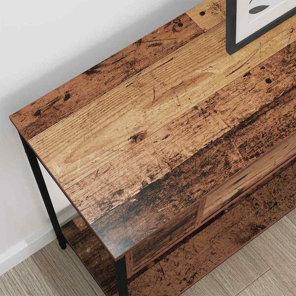 vidaXL Τραπέζι κονσόλας Other Παλαιό ξύλο 100 x 34.5 x 75 εκ.