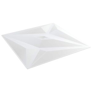 vidaXL &Pi;ά&nu;&epsilon;&lambda; &tau;&omicron;ί&chi;&omicron;&upsilon; &Alpha;&sigma;&tau;έ&rho;&iota; 12 pcs Ά&sigma;&pi;&rho;&omicron; &Alpha;&sigma;&tau;έ&rho;&iota; 50 x 50 cm &Phi;&epsilon;&lambda;&iota;&zeta;ό&lambda; XPS