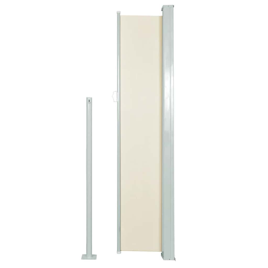 vidaXL Σκίαστρο Πλαϊνό Συρόμενο Κρεμ 160 x 500 εκ.