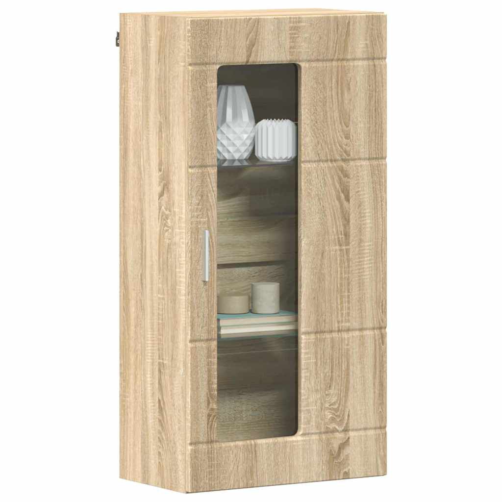 vidaXL Ντουλάπα τοίχου Sonoma Δρυς 55 x 29 x 100 εκ Επεξεργασμένο ξύλο