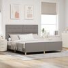 vidaXL &Sigma;&kappa;&epsilon;&lambda;&epsilon;&tau;ό&sigmaf; &Kappa;&rho;&epsilon;&beta;&alpha;&tau;&iota;&omicron;ύ &mu;&epsilon; &kappa;&epsilon;&phi;&alpha;&lambda;ά&rho;&iota; Taupe 180 x 200 cm ύ&phi;&alpha;&sigma;&mu;&alpha;