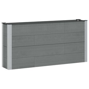 vidaXL &Upsilon;&pi;&epsilon;&rho;&upsilon;&psi;&omega;&mu;έ&nu;&eta; &Zeta;&alpha;&rho;&nu;&tau;&iota;&nu;&iota;έ&rho;&alpha; &Gamma;&kappa;&rho;&iota; 150 x 30 x 72 &epsilon;&kappa; WPC &kappa;&alpha;&iota; &Alpha;&lambda;&omicron;&upsilon;&mu;ί&nu;&iota;&omicron;