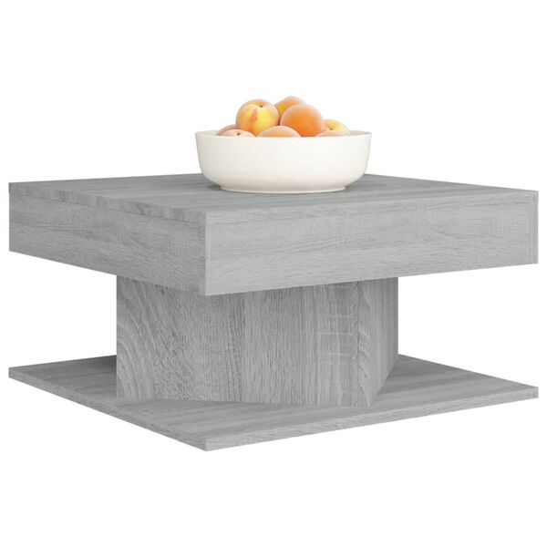 vidaXL Τραπεζάκι Σαλονιού Γκρι Sonoma 57x57x30 εκ. Επεξεργασμένο Ξύλο
