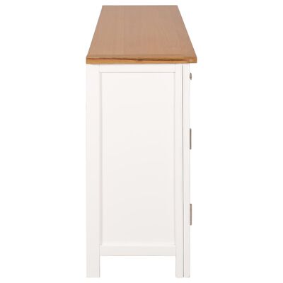 vidaXL Μπουφές 110 x 33,5 x 70 εκ. από Μασίφ Ξύλο Δρυός