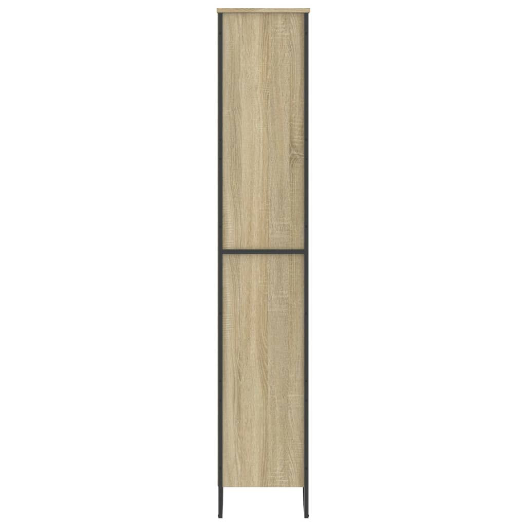 vidaXL Βιβλιοθήκη Χρώμα Sonoma Δρυς 80x31x169 εκ. Επεξεργασμένο Ξύλο