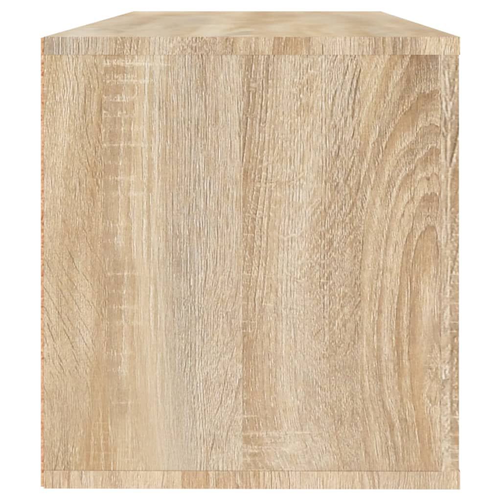 vidaXL Παπουτσοθήκη Επιτοίχια Sonoma Δρυς 100x35x38εκ Επεξ. Ξύλο