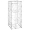 vidaXL Συρματοκιβώτια Στύλοι 2 τεμ. 40 x 40 x 100 εκ. Σιδερένιοι