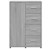 vidaXL Βοηθητικά Ντουλάπια 2 τεμ. Γκρι Sonoma 60x31x84 εκ. Επεξ. Ξύλο
