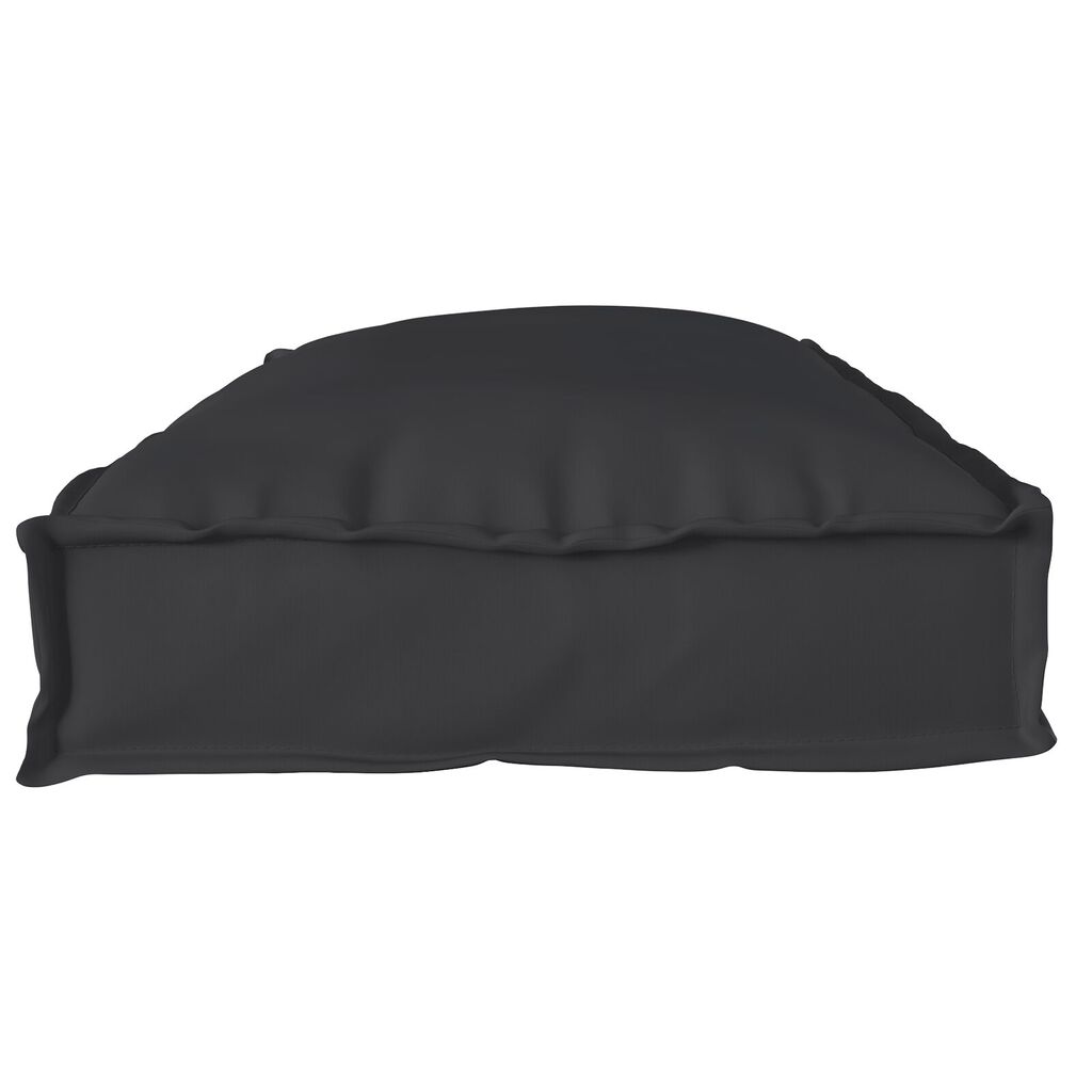 vidaXL Μαξιλάρι Παλέτας για Πάγκο Μαύρο 100x40x8 εκ. Υφασμάτινο