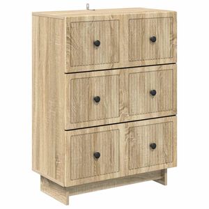 vidaXL &Nu;&tau;&omicron;&upsilon;&lambda;ά&pi;&iota; &mu;&epsilon; &Sigma;&upsilon;&rho;&tau;ά&rho;&iota;&alpha; Sonoma &Delta;&rho;&upsilon;&sigmaf; 66 x 34,5 x 90 &epsilon;&kappa;