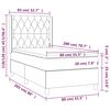 vidaXL &Kappa;&rho;&epsilon;&beta;ά&tau;&iota; Boxspring &mu;&epsilon; &Sigma;&tau;&rho;ώ&mu;&alpha; &Mu;&pi;&lambda;&epsilon; 80x200 &epsilon;&kappa;. &Upsilon;&phi;&alpha;&sigma;&mu;ά&tau;&iota;&nu;&omicron;
