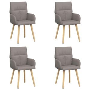 vidaXL &Kappa;&alpha;&rho;έ&kappa;&lambda;&epsilon;&sigmaf; &phi;&alpha;&gamma;&eta;&tau;&omicron;ύ 4 pcs Ύ&phi;&alpha;&sigma;&mu;&alpha; Taupe 60 x 56 x 96 &epsilon;&kappa;