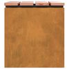 vidaXL Παγκάκι κήπου Σκ rusty 40 x 40 x 43 cm