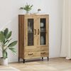 vidaXL Highboard &mu;&epsilon; &sigma;&upsilon;&rho;&tau;ά&rho;&iota; Artisan Oak 70 x 31 x 115 &epsilon;&kappa;