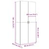 vidaXL Ντουλάπι Γκρι Sonoma 80x42,5x185 εκ. από Επεξεργασμένο Ξύλο