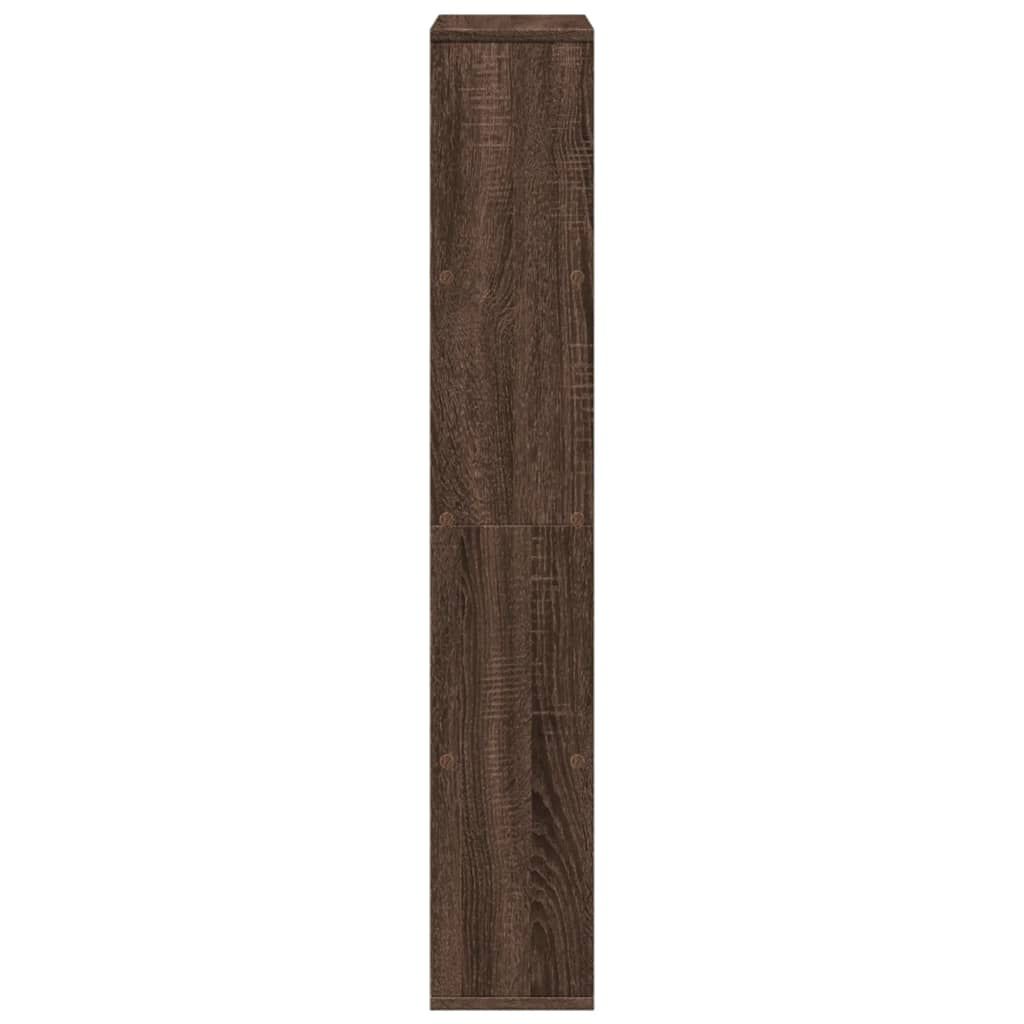 vidaXL Βιβλιοθήκη Καφέ Δρυς 60x20x120 εκ. από Επεξεργασμένο Ξύλο