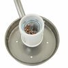vidaXL Εξωτερικά Φωτιστικά Τοίχου 2 pcs Ασημί 29 x 25 x 33 εκ.