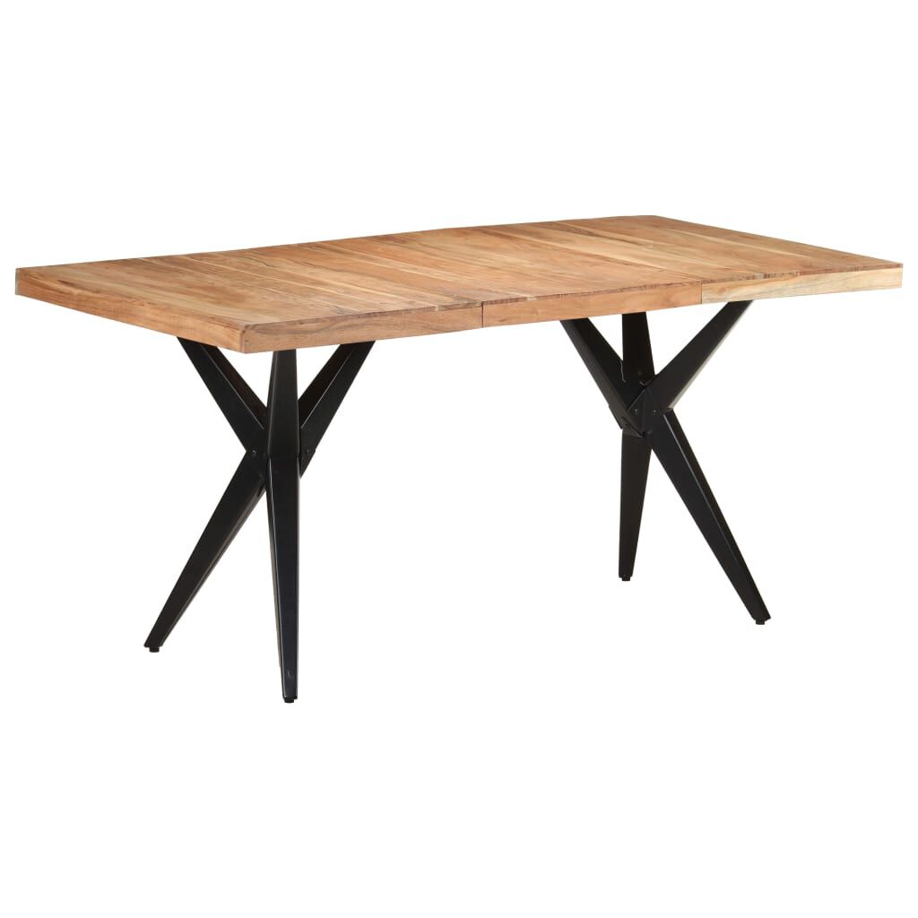 vidaXL Τραπεζαρία 160 x 80 x 76 εκ. από Μασίφ Ξύλο Ακακίας