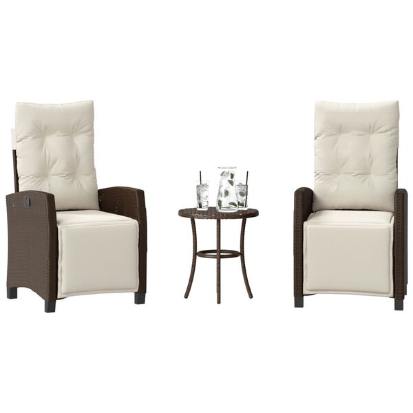 vidaXL &Sigma;&epsilon;&tau; &Epsilon;&pi;ί&pi;&lambda;&omega;&nu; Bistro 3 &tau;&epsilon;&mu;. &Kappa;&alpha;&phi;έ &Sigma;&upsilon;&nu;&theta;&epsilon;&tau;&iota;&kappa;ό &Rho;&alpha;&tau;ά&nu; &mu;&epsilon; &Mu;&alpha;&xi;&iota;&lambda;ά&rho;&iota;&alpha;